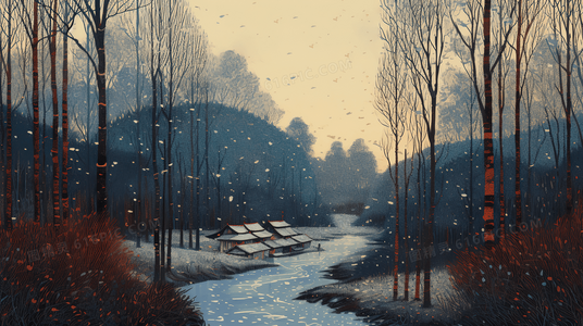 解析作品如何以自然意象承载时代与哲思。